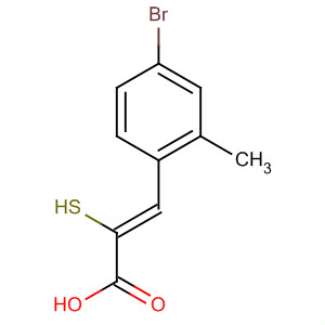 2-Propenoic acid, 3-(4-bromo-2-methylphenyl)-2-mercapto-, (2Z)-