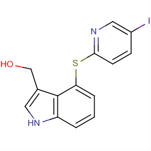 1H-Indole-3-methanol, 4-[(5-iodo-2-pyridinyl)thio]-