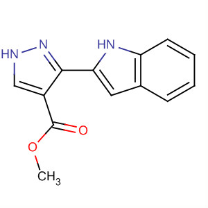 1H-Pyrazole-4-carboxylic acid, 3-(1H-indol-2-yl)-, methyl ester