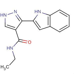 1H-Pyrazole-4-carboxamide, N-ethyl-3-(1H-indol-2-yl)-