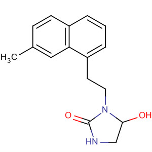 2-Imidazolidinone, 5-hydroxy-1-[2-(7-methyl-1-naphthalenyl)ethyl]-
