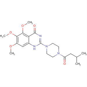 Piperazine,1-(1,4-dihydro-5,6,7-trimethoxy-4-oxo-2-quinazolinyl)-4-(3-methyl-1-oxobutyl)-