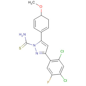 1H-Pyrazole-1-carbothioamide,3-(2,4-dichloro-5-fluorophenyl)-4,5-dihydro-5-(4-methoxyphenyl)-