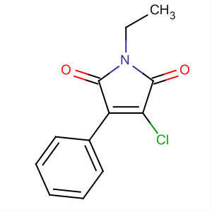1H-Pyrrole-2,5-dione, 3-chloro-1-ethyl-4-phenyl-