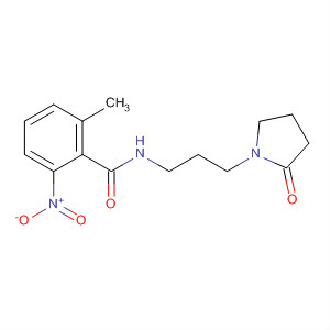 Benzamide, 2-methyl-6-nitro-N-[3-(2-oxo-1-pyrrolidinyl)propyl]-