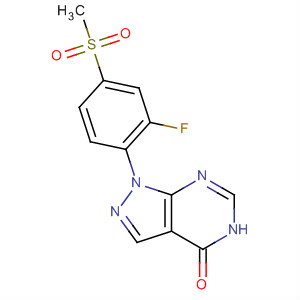 4H-Pyrazolo[3,4-d]pyrimidin-4-one,1-[2-fluoro-4-(methylsulfonyl)phenyl]-1,5-dihydro-
