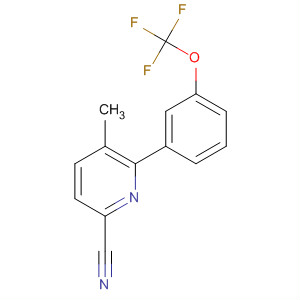 2-Pyridinecarbonitrile, 5-methyl-6-[3-(trifluoromethoxy)phenyl]-