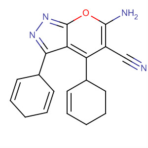 Pyrano[2,3-c]pyrazole-5-carbonitrile,6-amino-4-(2-cyclohexen-1-yl)-1,4-dihydro-3-phenyl-