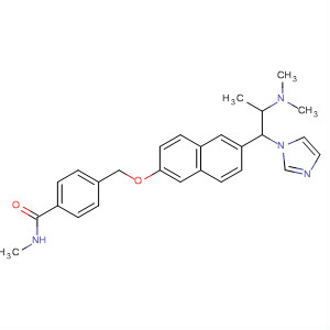 Benzamide,4-[[[6-[2-(dimethylamino)-1-(1H-imidazol-1-yl)propyl]-2-naphthalenyl]oxy]methyl]-N-methyl-