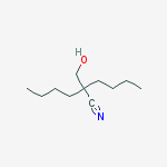 2-butyl-2-(hydroxymethyl)hexanenitrile