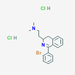3-ISOQUINOLINEETHANAMINE,3,4-DIHYDRO-1-(2-BROMOPHENYL)-N,N-DIMETHYL- 2HCL