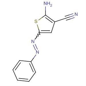 3-Thiophenecarbonitrile, 2-amino-5-(phenylazo)-