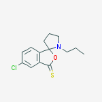 5-chloro-1'-propyl-3H-spiro[2-benzofuran-1,2'-pyrrolidine]-3-thione