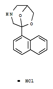 5-(1-Naphthalenyl)-6,8-dioxa-3-azabicyclo(3.2.1)octane hydrochloride