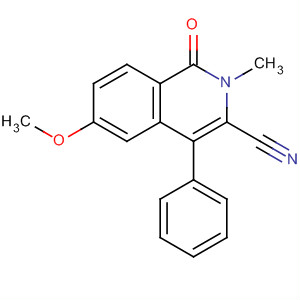 3-Isoquinolinecarbonitrile,1,2-dihydro-6-methoxy-2-methyl-1-oxo-4-phenyl-
