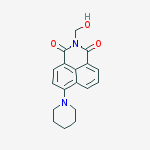 2-(hydroxymethyl)-6-(piperidin-1-yl)-1H-benzo[de]isoquinoline-1,3(2H)-dione