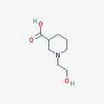 3-piperidinecarboxylic acid, 1-(2-hydroxyethyl)-