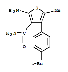 2-AMINO-4-(4-TERT-BUTYLPHENYL)-5-METHYLTHIOPHENE-3-CARBOXAMIDE