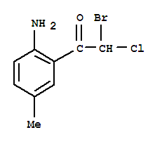 Ethanone,1-(2-amino-5-methylphenyl)-2-bromo-2-chloro-