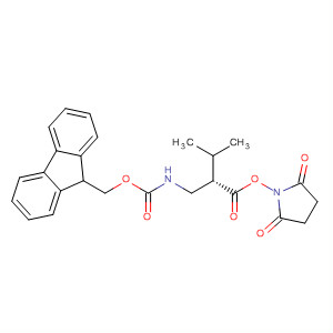 Carbamic acid,[(1S)-1-[[(2,5-dioxo-1-pyrrolidinyl)oxy]carbonyl]-2-methylpropyl]methyl-,9H-fluoren-9-ylmethyl ester