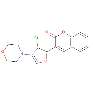 2H-Furo[2,3-h]-1-benzopyran-2-one, 3-chloro-4-(4-morpholinyl)-
