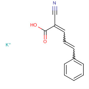 2,4-Pentadienoic acid, 2-cyano-5-phenyl-, potassium salt