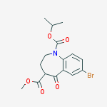 1H-1-Benzazepine-1,4-dicarboxylic acid,7-bromo-2,3,4,5-tetrahydro-5-oxo-, 4-methyl 1-(1-methylethyl) ester