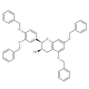 2H-1-Benzopyran-3-ol,2-[3,4-bis(phenylmethoxy)phenyl]-3,4-dihydro-5,7-bis(phenylmethoxy)-,(2R,3R)-