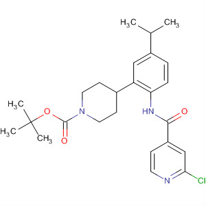 1-Piperidinecarboxylic acid,4-[2-[[(2-chloro-4-pyridinyl)carbonyl]amino]-5-(1-methylethyl)phenyl]-,1,1-dimethylethyl ester