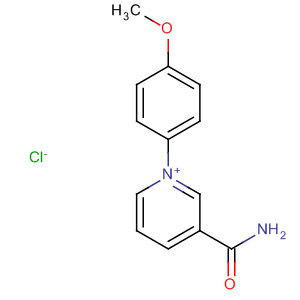 Pyridinium, 3-(aminocarbonyl)-1-(4-methoxyphenyl)-, chloride