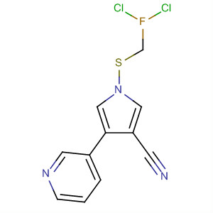 1H-Pyrrole-3-carbonitrile, 1-[(dichlorofluoromethyl)thio]-4-(3-pyridinyl)-