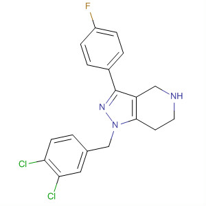 1H-Pyrazolo[4,3-c]pyridine,1-[(3,4-dichlorophenyl)methyl]-3-(4-fluorophenyl)-4,5,6,7-tetrahydro-