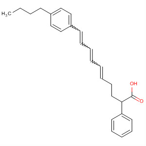 Benzenebutanoic acid, 4-[6-(4-butylphenyl)-1,3,5-hexatrienyl]-