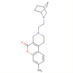 5H-[1]Benzopyrano[3,4-c]pyridin-5-one,3-[2-(2-azabicyclo[2.2.2]oct-2-yl)ethyl]-1,2,3,4-tetrahydro-8-methyl-