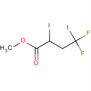 Butanoic acid, 4,4-difluoro-2,4-diiodo-, methyl ester