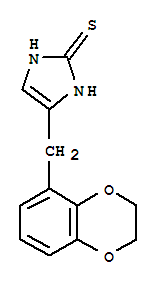 2H-Imidazole-2-thione,  4-[(2,3-dihydro-1,4-benzodioxin-5-yl)methyl]-1,3-dihydro-