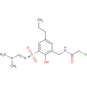Acetamide,2-chloro-N-[[3-[[[(dimethylamino)methylene]amino]sulfonyl]-2-hydroxy-5-propylphenyl]methyl]-
