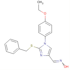 1H-Imidazole-4-carboxaldehyde,1-(4-ethoxyphenyl)-2-[(phenylmethyl)thio]-, oxime, (Z)-