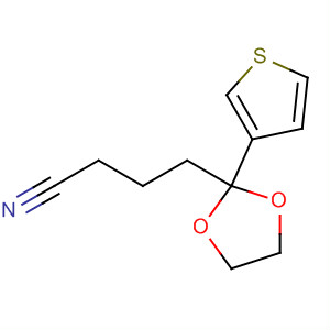 1,3-Dioxolane-2-butanenitrile, 2-(3-thienyl)-