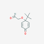 ACETALDEHYDE, 2-[[1-(1,1-DIMETHYLETHYL)-4-OXO-2,5-CYCLOHEXADIEN-1-YL]OXY]-