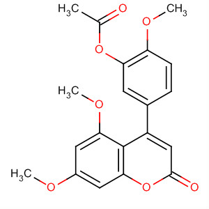 2H-1-Benzopyran-2-one,4-[3-(acetyloxy)-4-methoxyphenyl]-5,7-dimethoxy-