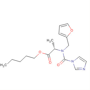 L-Alanine, N-(2-furanylmethyl)-N-(1H-imidazol-1-ylcarbonyl)-, pentylester