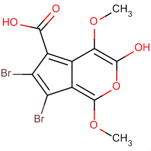 5-Benzofurancarboxylic acid, 2,3-dibromo-6-hydroxy-4,7-dimethoxy-