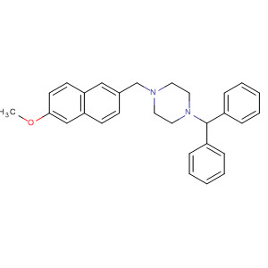 Piperazine, 1-(diphenylmethyl)-4-[(6-methoxy-2-naphthalenyl)methyl]-