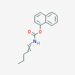 Carbamic acid, 1-pentenyl-, 1-naphthalenyl ester