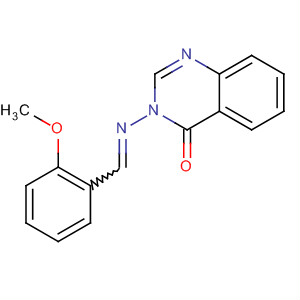 4(3H)-Quinazolinone, 3-[[(2-methoxyphenyl)methylene]amino]-