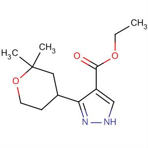 1H-Pyrazole-4-carboxylic acid,3-(tetrahydro-2,2-dimethyl-2H-pyran-4-yl)-, ethyl ester