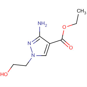 1H-Pyrazole-4-carboxylic acid, 3-amino-1-(2-hydroxyethyl)-, ethyl ester