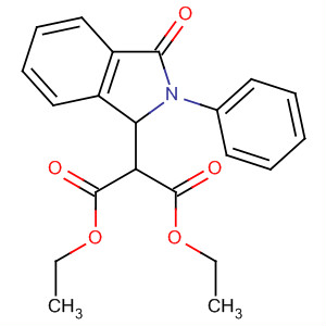 Propanedioic acid, (2,3-dihydro-3-oxo-2-phenyl-1H-isoindol-1-yl)-,diethyl ester