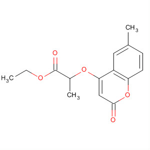 Propanoic acid, 2-[(6-methyl-2-oxo-2H-1-benzopyran-4-yl)oxy]-, ethylester